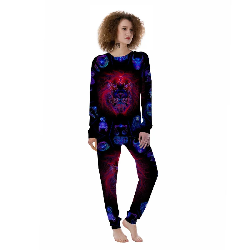 Astrological Leo Signs Leo Print Women's Pajamas H&M pajama sets