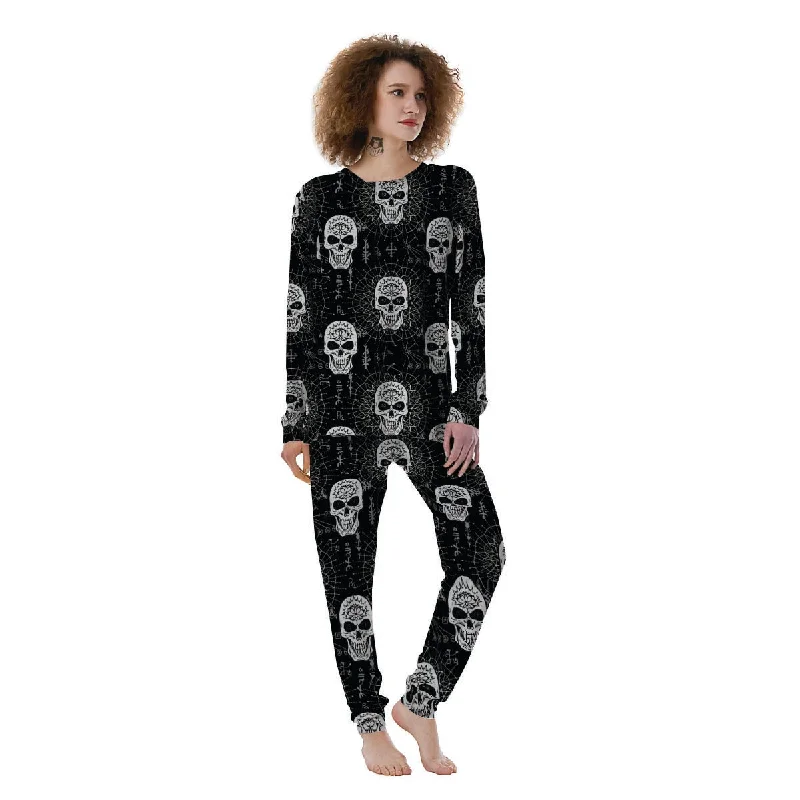 Skull Gothic Witch Women's Pajamas Best pajama sets for lounging