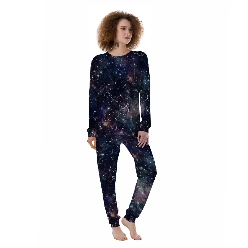 Star Constellation Galaxy Space Women's Pajamas Best pajama sets for teens