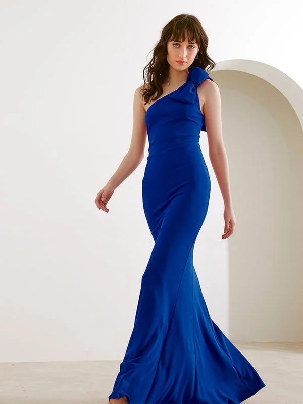 Ren Cobalt Gown Elegant Gown Robe