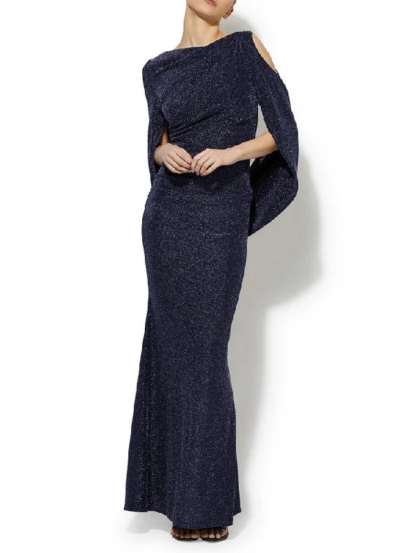 Tia Navy Gown Luxury Satin Gown