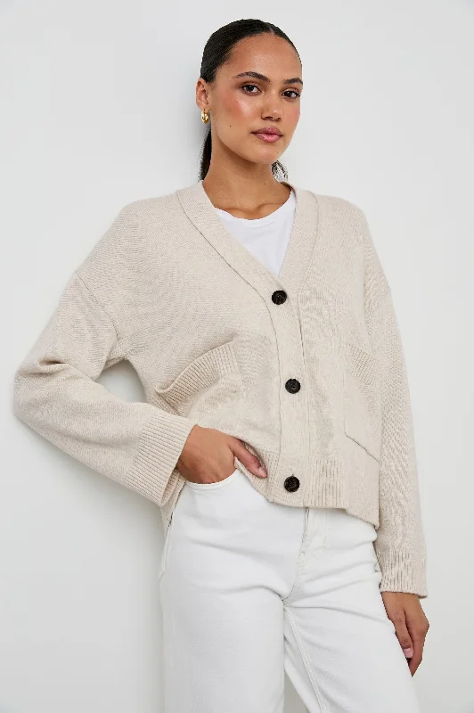 LINDI CARDIGAN - OATMEAL Fall sweaters