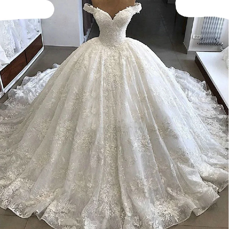 Wedding Dresses for ladies Classic Lace Gown