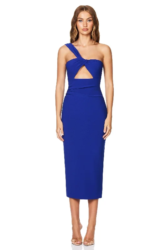 Nookie Tease Midi Dress - Royal Formal midi dresses