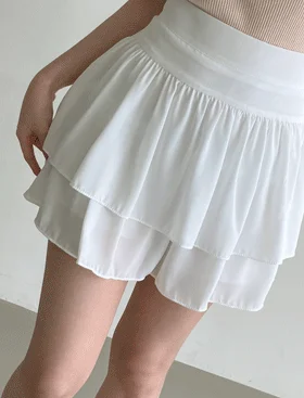 【?Ballet Core】Fairy Cancan Mini Skirt High-Waisted Mini Skirt