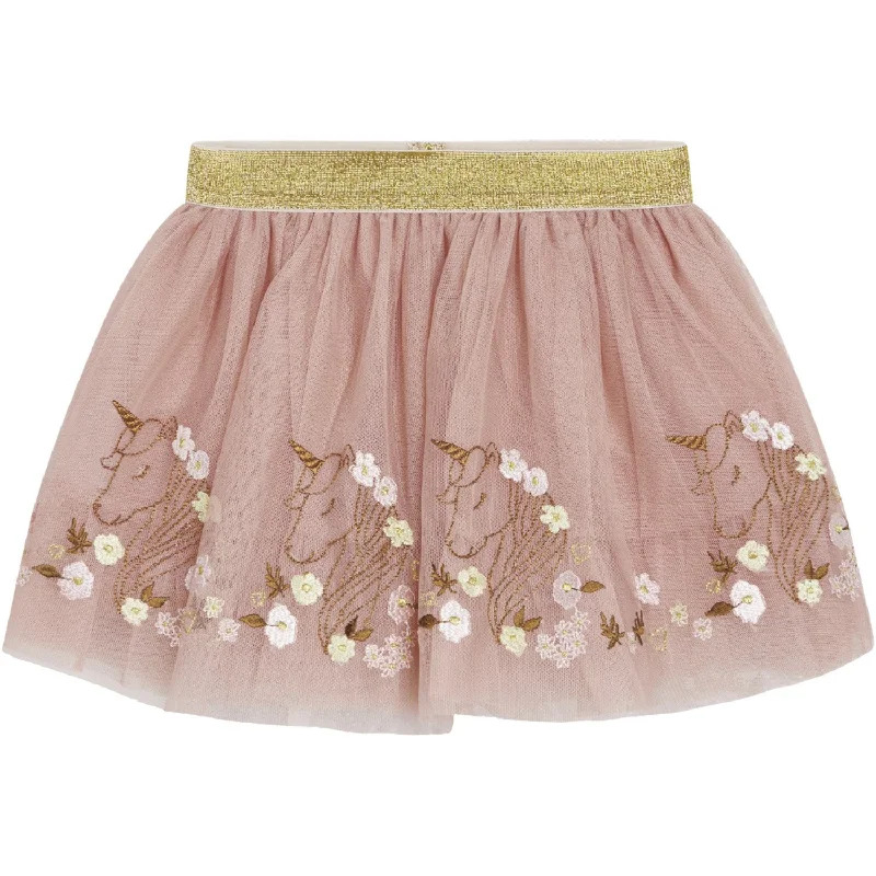 Hust & Claire Ash Rose Mini Ninna Skirt Lace Detail Mini Skirt