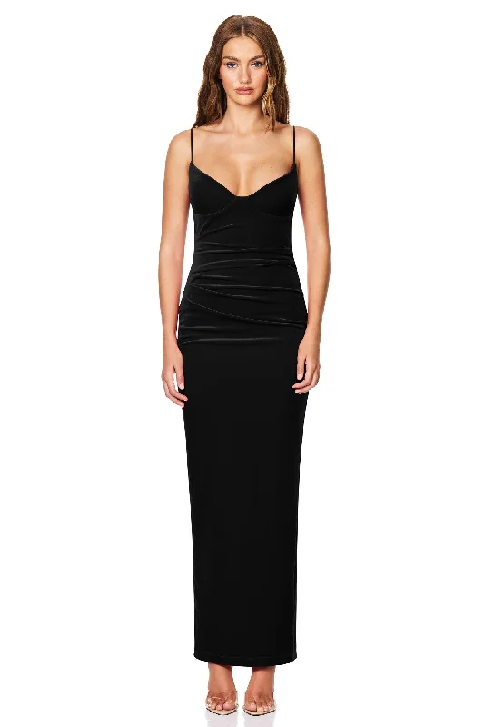 Nookie Mystery Maxi Dress - Black Glamorous maxi dresses