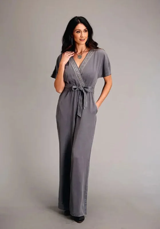 Stetson Lyocell (Grey) - Women's Jumpsuit Smocked unclassified skirts