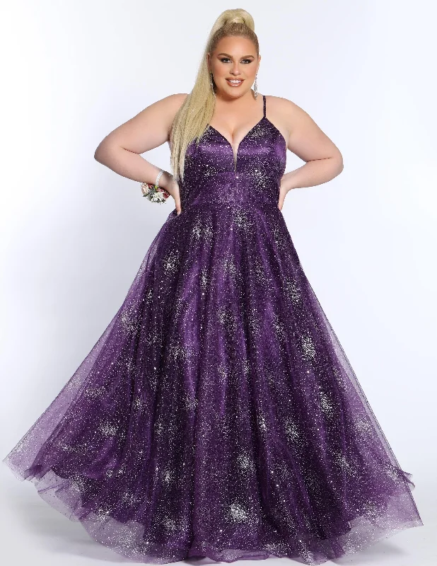 Sydneys Closet SC7326 Long Plus Size Prom Ball Gown Fall party dresses