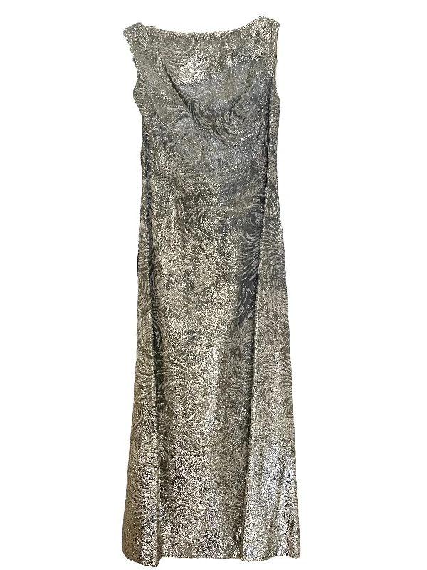 60s Silver Dress One-shoulder unclassified dresses