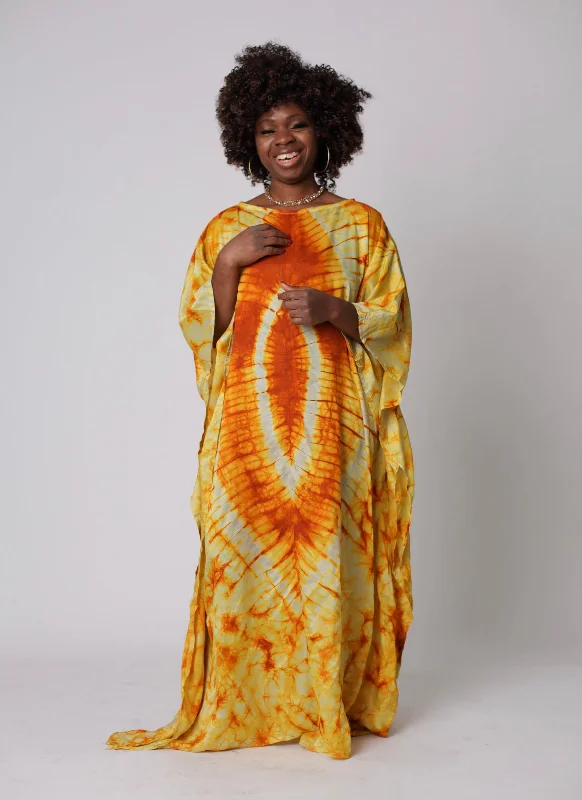 ADIRE SILK KAFTAN DRESS (To be Custom Made) Y2K unclassified dresses