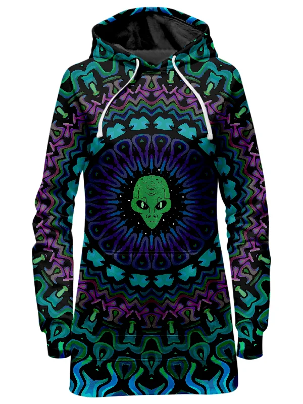 Alien Kaleidoscope Hoodie Dress Everyday wear unclassified dresses