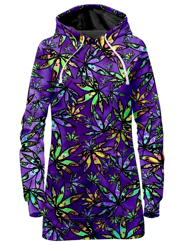 Cannabis Cascade Hoodie Dress Popular unclassified dresses