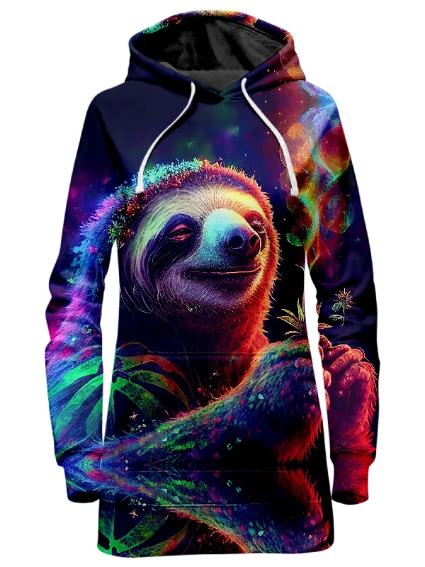 Chill Sloth Hoodie Dress Discounted unclassified dresses