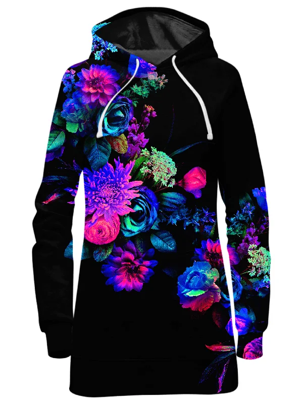 Darkest Bloom Hoodie Dress Casual chic unclassified dresses