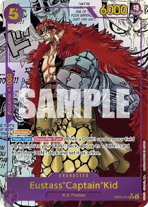 Eustass"Captain"Kid (Alternate Art)(Manga) [Awakening of the New Era] Satin unclassified dresses