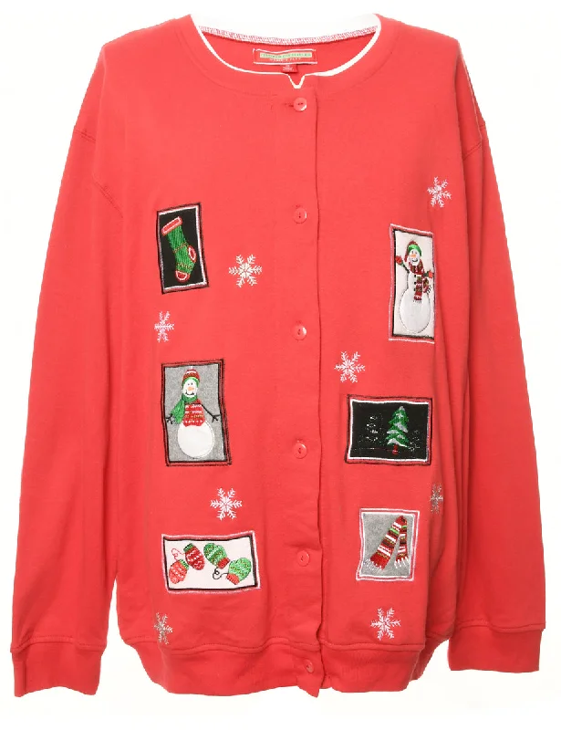 Festive Gifts Christmas Cardigan - L Vacation unclassified dresses