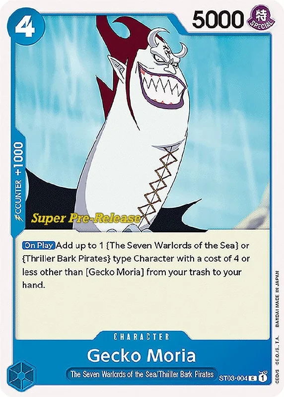 Gecko Moria [Super Pre-Release Starter Deck: The Seven Warlords of the Sea] Pastel unclassified dresses