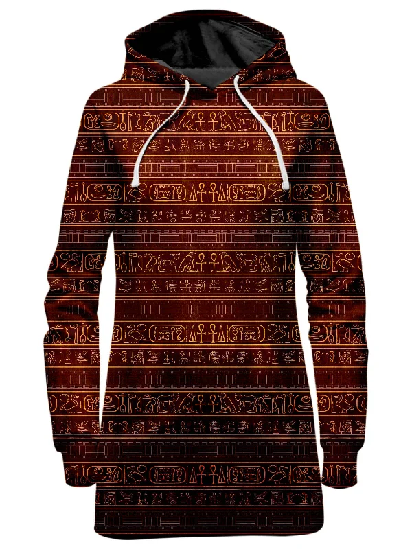 Glyphs Hoodie Dress Chiffon unclassified dresses