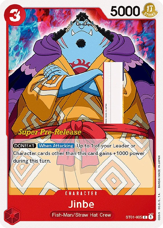 Jinbe [Super Pre-Release Starter Deck: Straw Hat Crew] Boho unclassified dresses