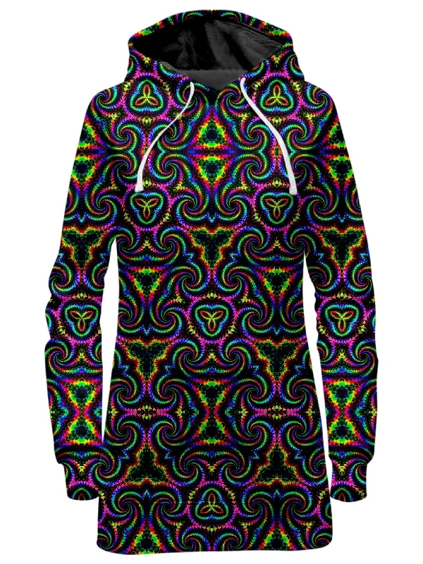 Kaleidoscope Flow Hoodie Dress Fall unclassified dresses