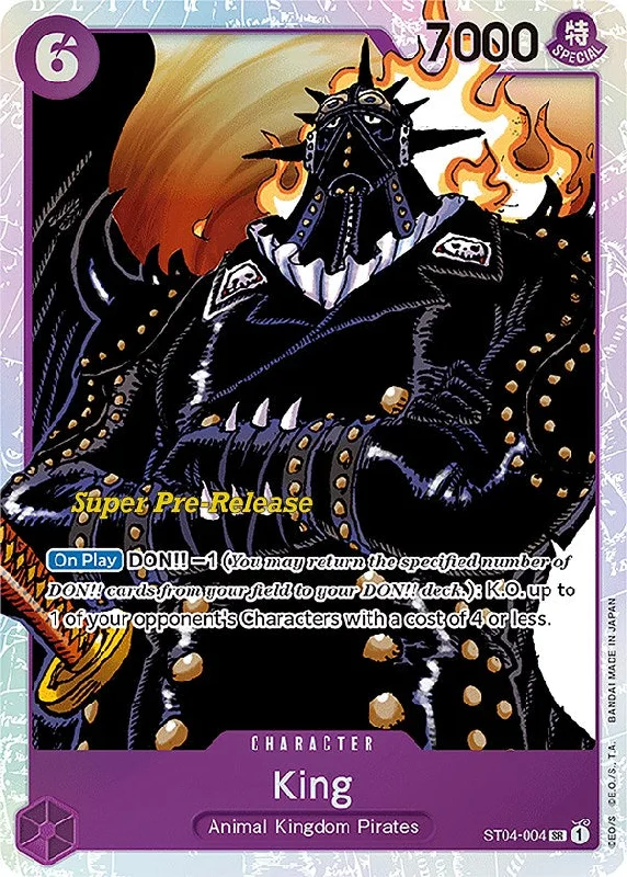 King [Super Pre-Release Starter Deck: Animal Kingdom Pirates] Travel unclassified dresses