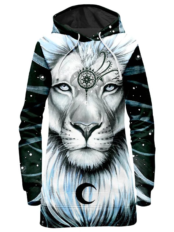 Lion Galaxy Hoodie Dress Long sleeve unclassified dresses