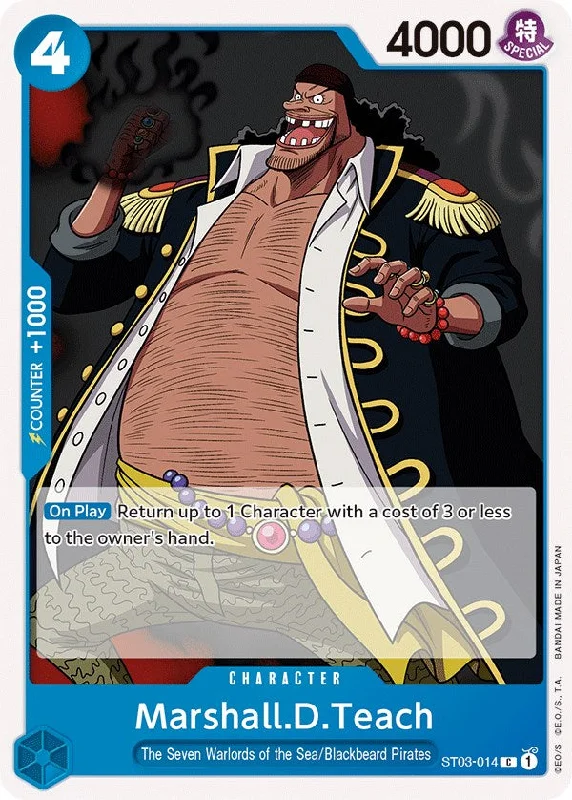 Marshall.D.Teach [Starter Deck: The Seven Warlords of The Sea] Ruffled unclassified dresses