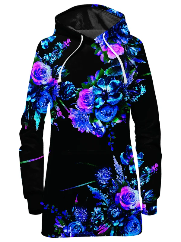 Midnight Garden Hoodie Dress Metallic unclassified dresses