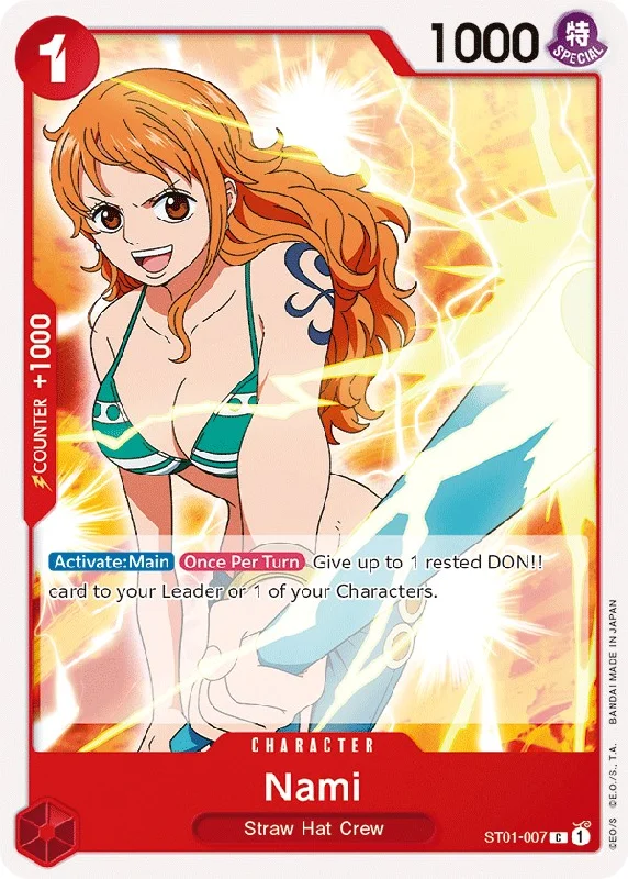 Nami [Starter Deck: Straw Hat Crew] Satin unclassified dresses