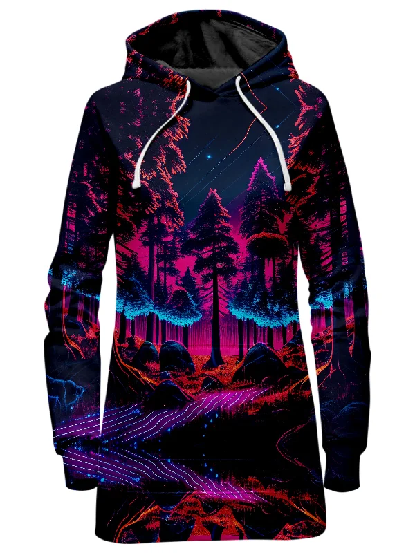 Neon Forest Hoodie Dress Festival unclassified dresses