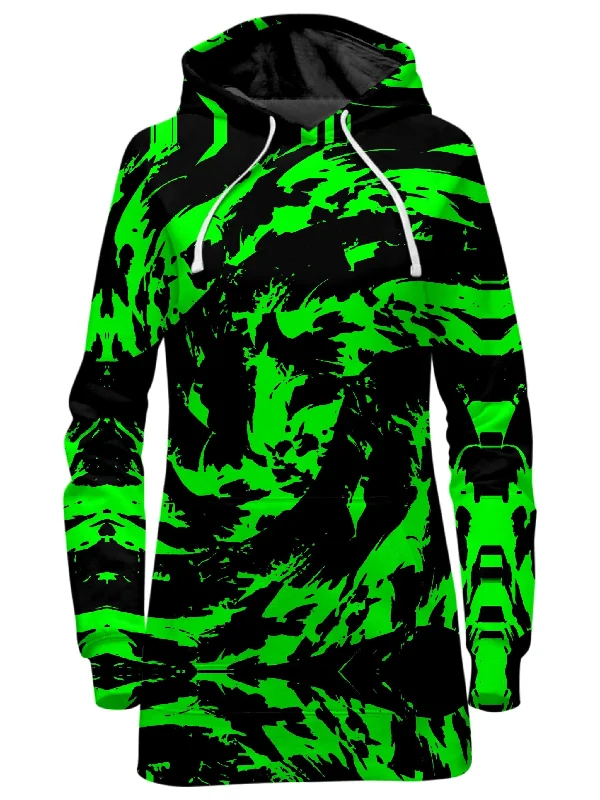 Neon Graffiti Paint Splatter Hoodie Dress Travel unclassified dresses