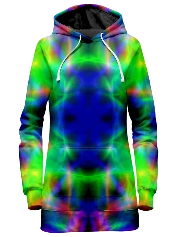 Nuclear Melt Tie-Dye Hoodie Dress Unique unclassified dresses