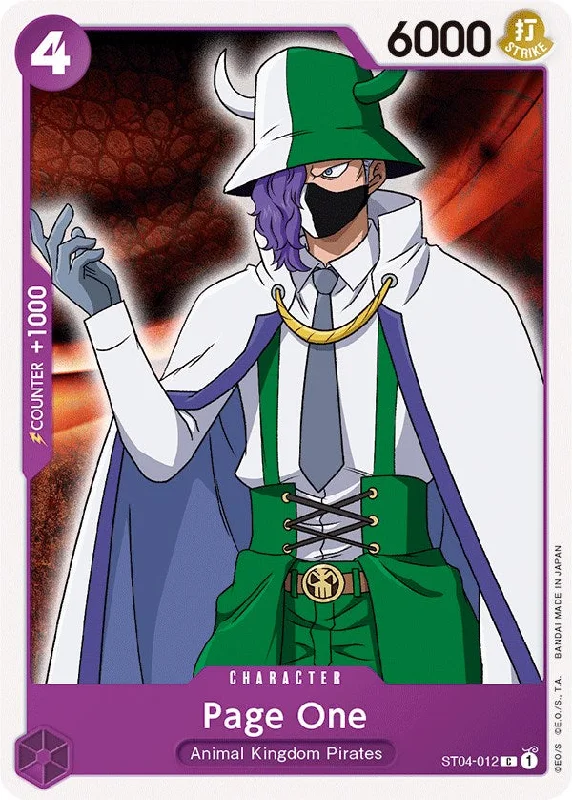 Page One [Starter Deck: Animal Kingdom Pirates] Cotton unclassified dresses