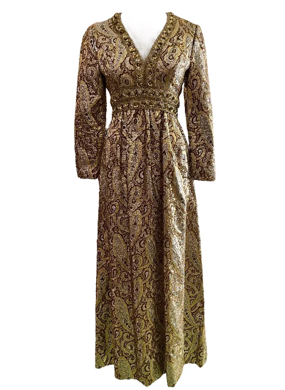 Paisley Brocade Gown Stylish unclassified dresses