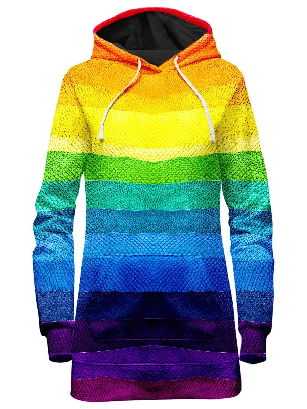 Rainbow Snake Hoodie Dress Trendy unclassified dresses