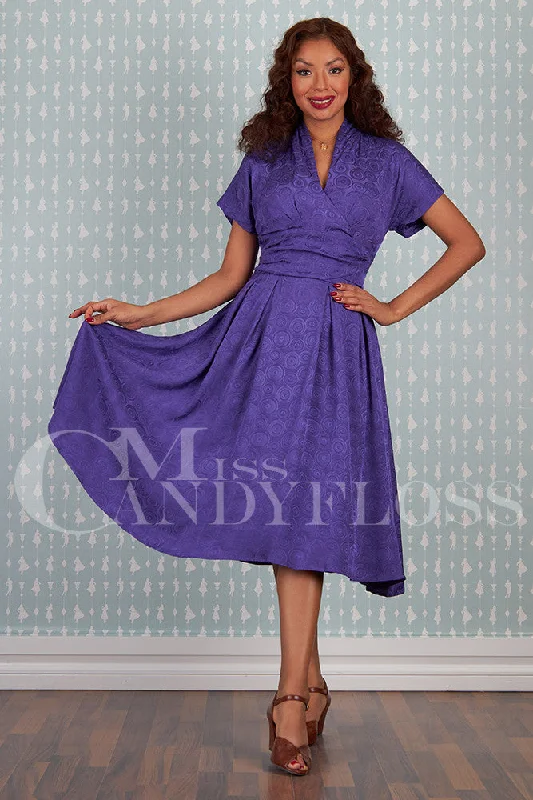 Rita-Violette 1940s satin dress by Miss Candyfloss Comfortable unclassified dresses