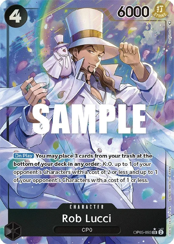 Rob Lucci (Alternate Art) [Awakening of the New Era] Flowy unclassified dresses