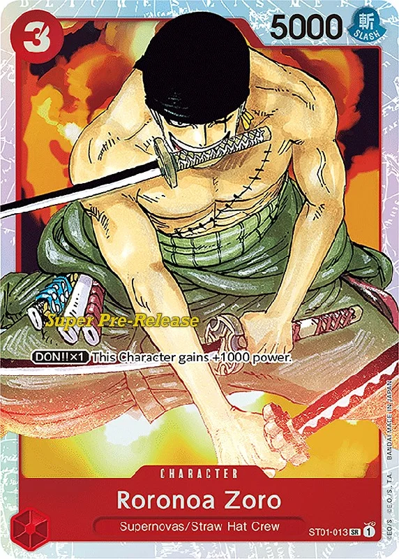 Roronoa Zoro [Super Pre-Release Starter Deck: Straw Hat Crew] Bold pattern unclassified dresses