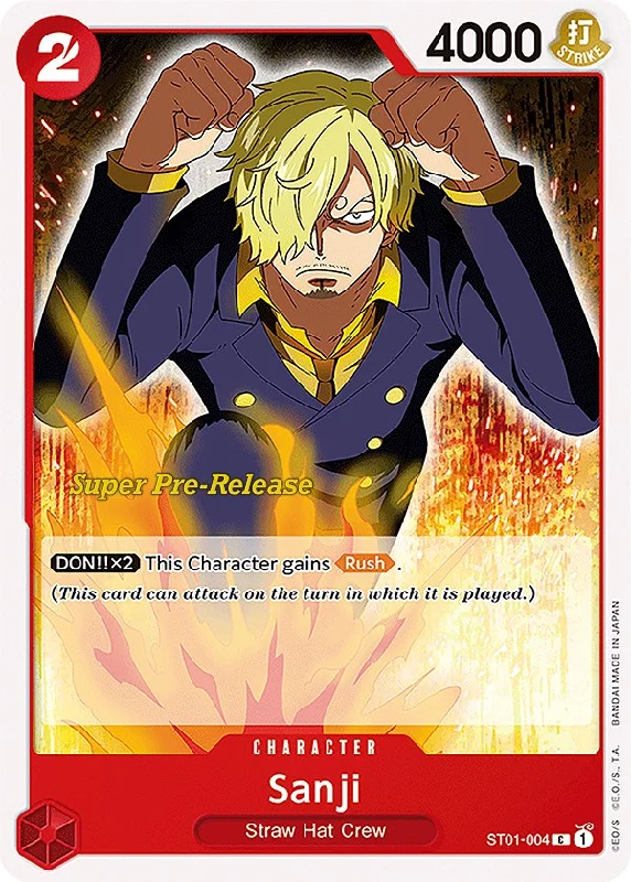 Sanji [Super Pre-Release Starter Deck: Straw Hat Crew] A-line unclassified dresses