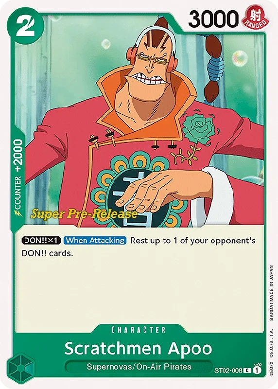 Scratchmen Apoo [Super Pre-Release Starter Deck: Worst Generation] Neutral tone unclassified dresses