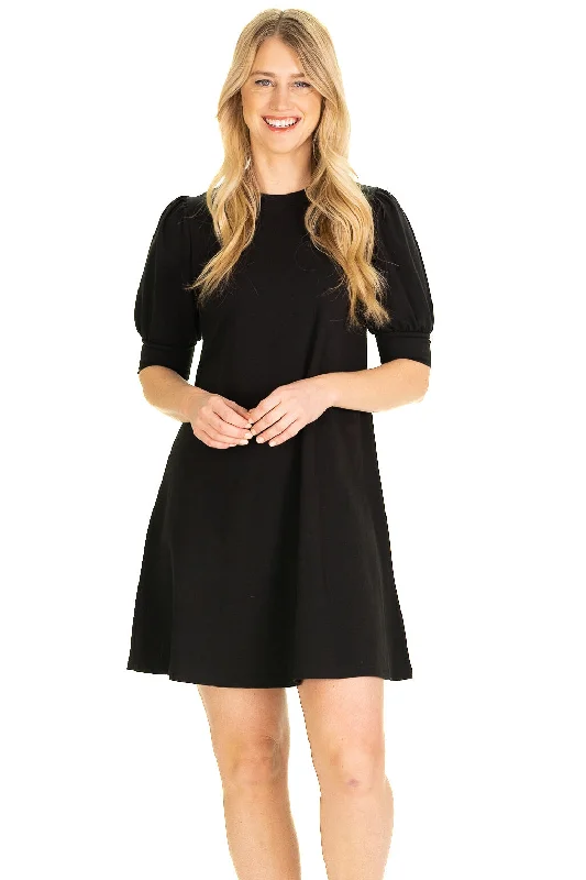 The Jennifer Dress in Black Color block unclassified dresses