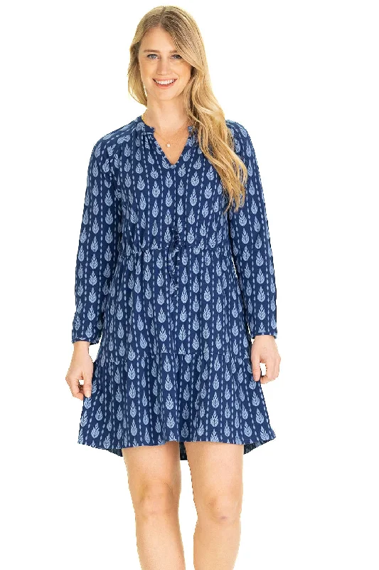 The Meredith Dress in Blue Vine Vacation unclassified dresses