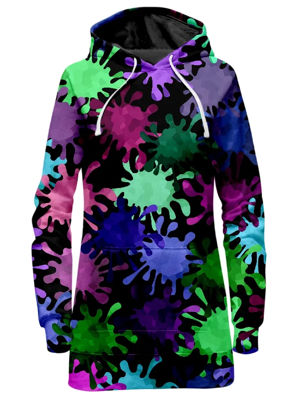 Tripadelic Splatter Hoodie Dress High-low unclassified dresses