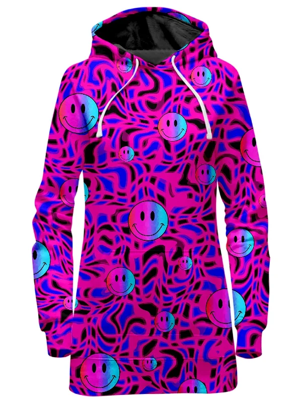 Trippy Smiles Hoodie Dress Short unclassified dresses