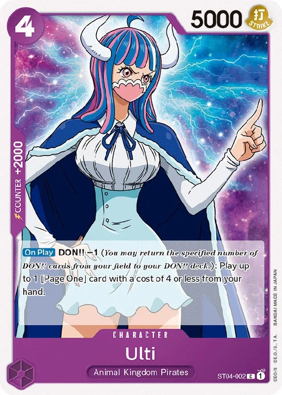 Ulti [Starter Deck: Animal Kingdom Pirates] Pastel unclassified dresses