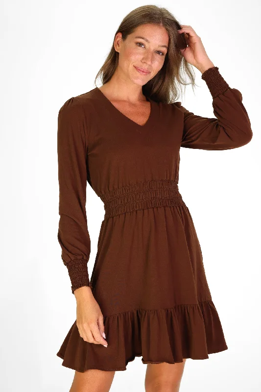 Vale Dress In Chocolate Trendy new unclassified dresses