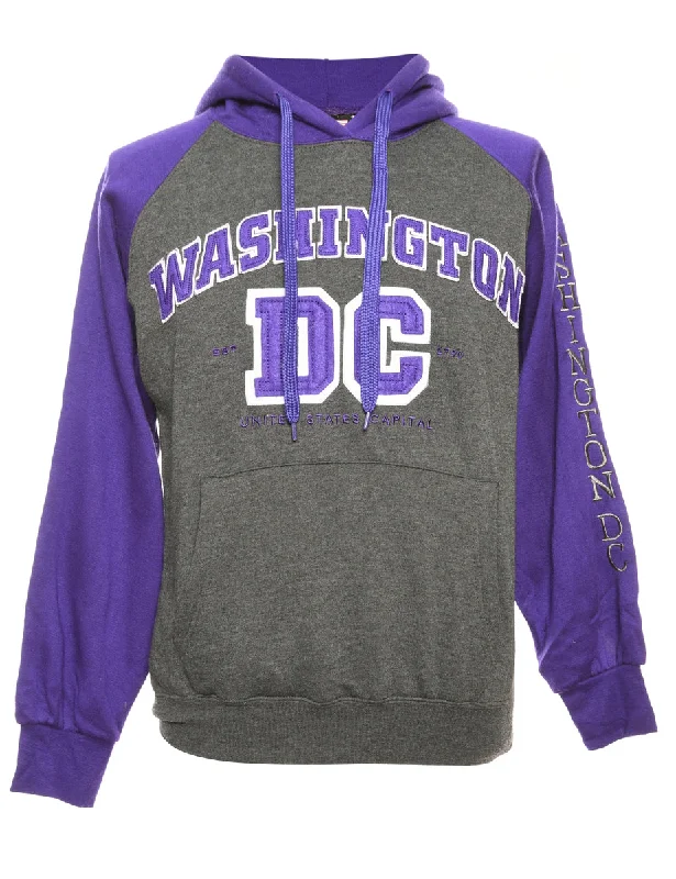 Washington DC Purple & Grey Hoodie - S Best-selling unclassified dresses