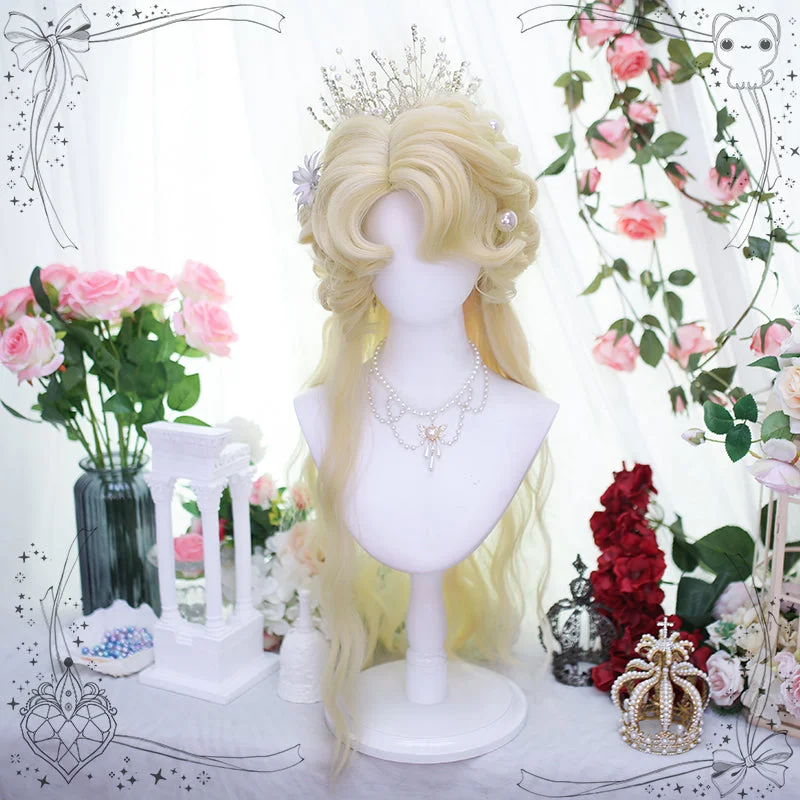 Full Head Set Lolita Wig Long Curly Hair YV475832 Elegant Maxi Look