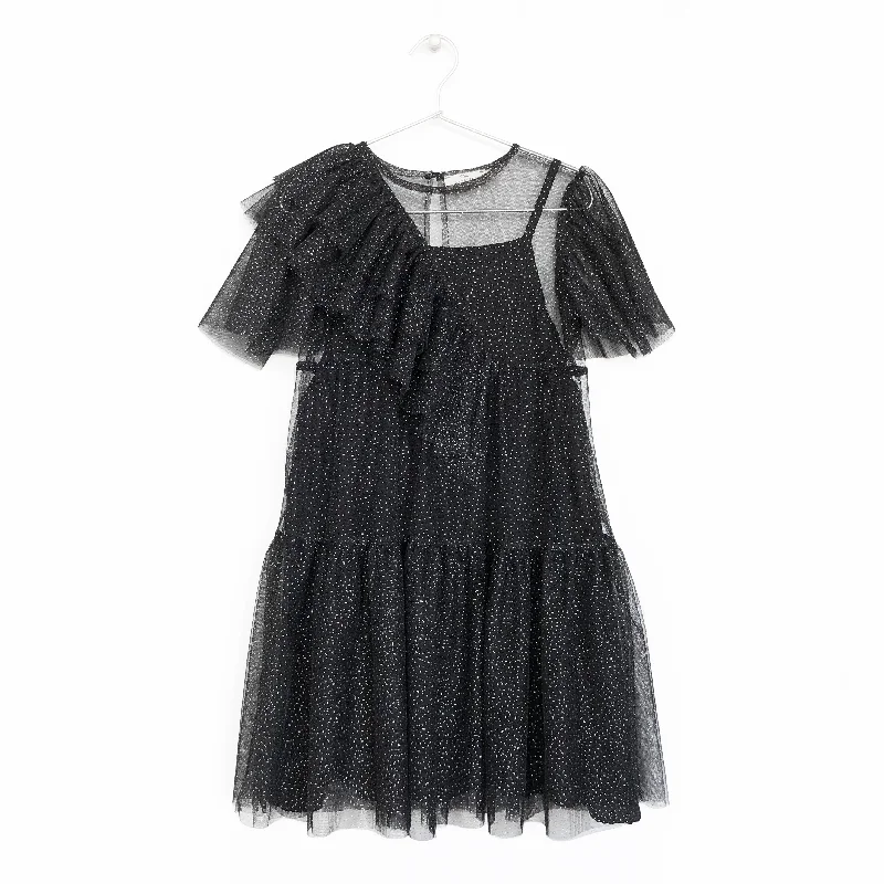 ASYMETRIC TULLE DRESS Sparkling Tulle Dress